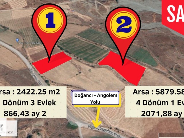 GRUNDSTÜCKE ZUM VERKAUF IN LEFKE DOĞANCI