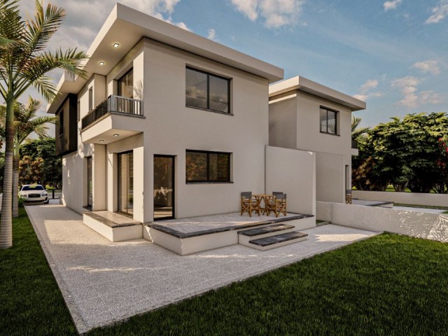 3+1 luxury villas with detached gardens in Hamitköy.