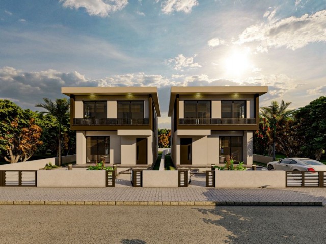 3+1 luxury villas with detached gardens in Hamitköy.