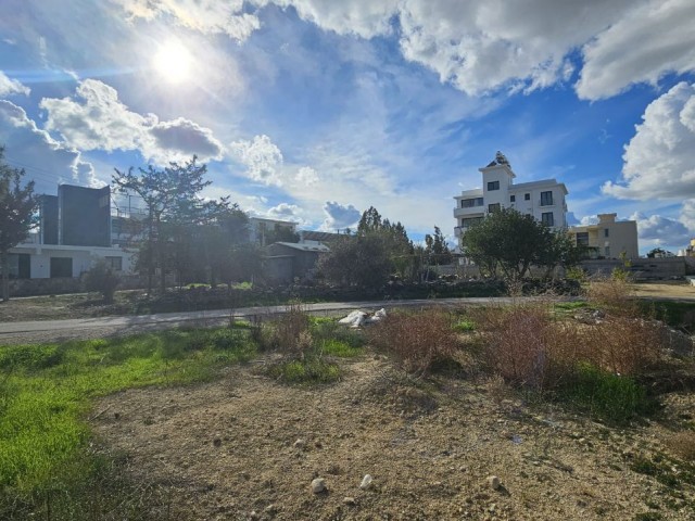 Corner land close to the main road in Hamitköy, Nicosia.