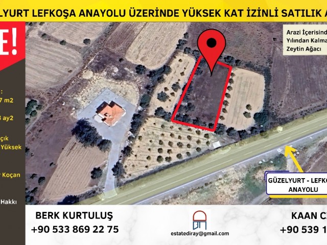 Residential Zoned Plot For Sale in Serhatköy, Guzelyurt