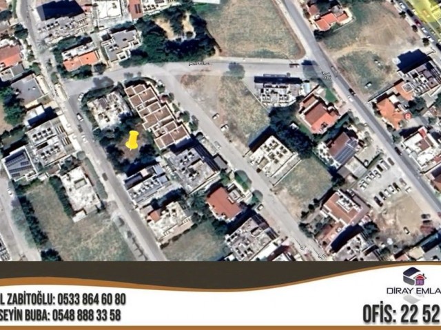 Land suitable for 3-storey apartment construction in Nicosia Yenikent center