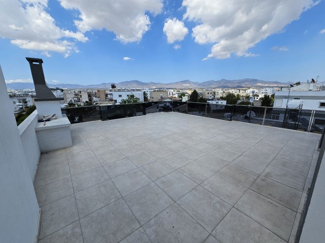 2+1 furnished penthouse apartment with elevator in Marmara center.
