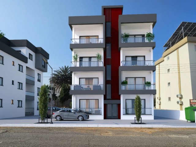 2+1 flats in the center of K.Kaymaklı, close to all social amenities.