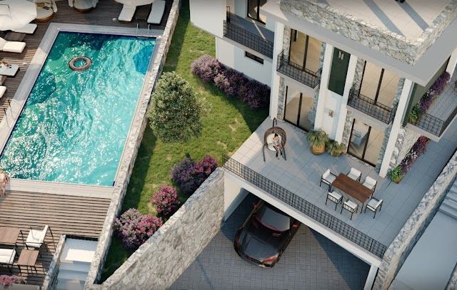 3 + 1 APARTMENT FOR SALE IN KYRENIA CATALKOY WITH NORTHWEST FACADE ** 