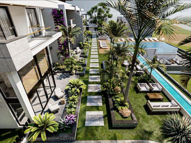 LUXURIOUS LOFT FLATS FOR SALE IN KYRENIA ESENTEPE FROM THE SEA ZERO PROJECT