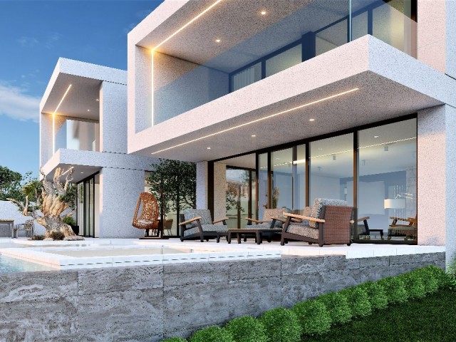 Girne Çatalköyde Denize Sıfır Ultra Lüx 4+1 Villa