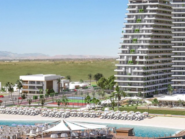 Opportunity to Own a Seafront Studio Apartment from the Most Luxury Project of Northern Cyprus with 0% Interest