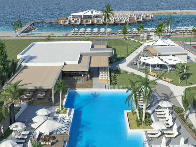 Gelegenheit, eine 1+1-Wohnung am Meer im luxuriösesten Projekt Nordzyperns mit 0 % Zinssatz zu besitzen