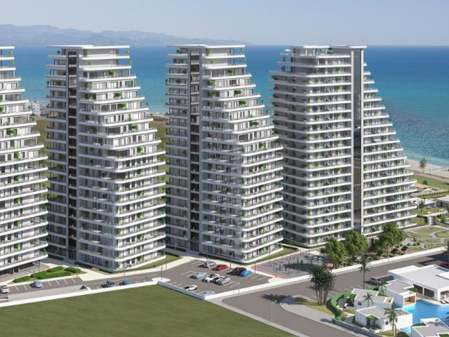 Gelegenheit, eine 1+1-Wohnung am Meer im luxuriösesten Projekt Nordzyperns mit 0 % Zinssatz zu besitzen