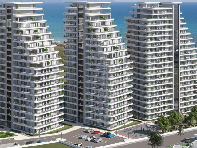 3+1 Wohnungen am Meer zum Verkauf aus dem luxuriösesten Projekt Nordzyperns mit 0 % Zinsen