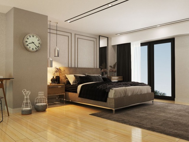 LAPTA'DA PROJEDEN SATILIK HAVUZLU 2+1 LOFT DAİRE  