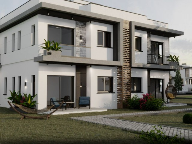 3+1 DUPLEX VILLA OPPORTUNITY FOR SALE FROM THE PROJECT IN KYRENIA YESILTEPE