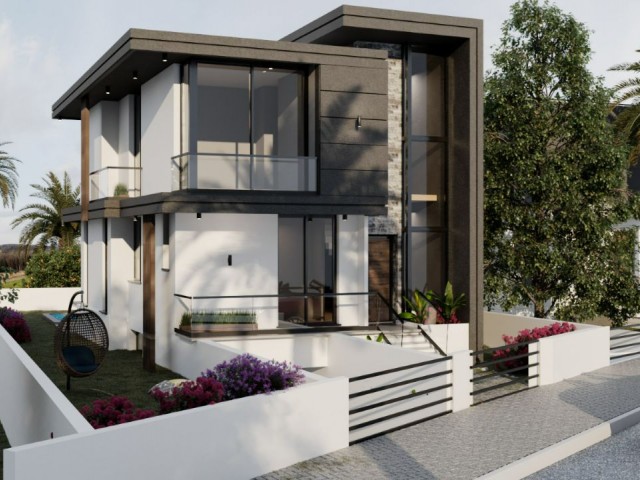 3+1 DUPLEX-VILLA-MÖGLICHKEIT ZUM VERKAUF AUS DEM PROJEKT IN KYRENIA YESILTEPE