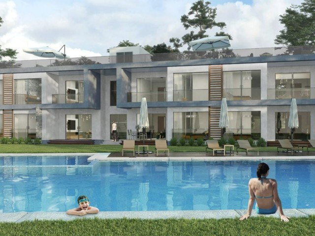 OPPORTUNITY OF A SEA VILLA AND FLAT FOR SALE IN LAPTA, KYRENIA