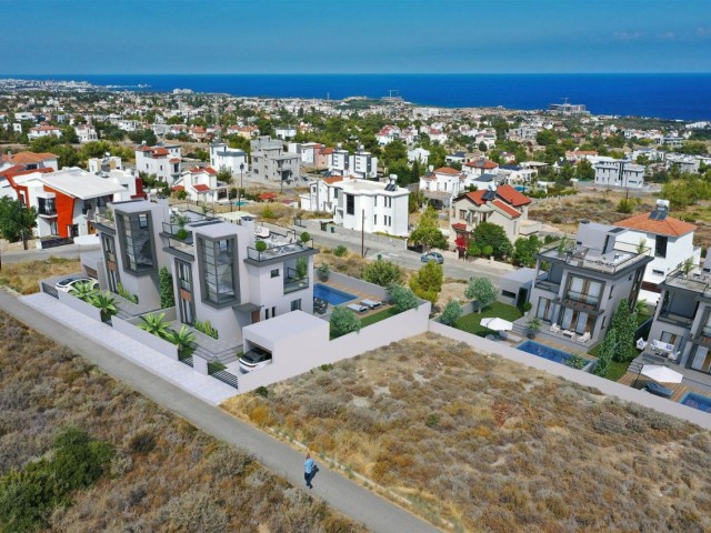 VILLAS FOR SALE IN GİRNE ÇATAKÖY FROM PROJECT STAGE