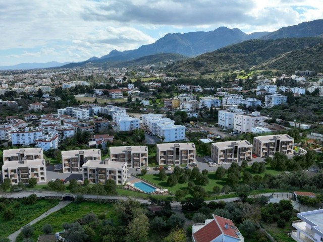 3+1 FLATS FOR SALE IN KYRENIA LAPTA FROM NEW PROJECT PHASE