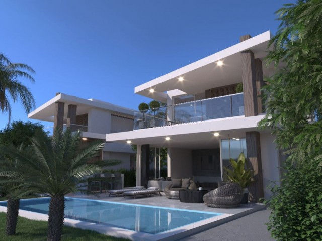 LUXURIOUS VILLAS FOR SALE IN KYRENIA ESENTEPE FROM PROJECT PHASE