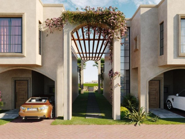 2+1 TOWNHOUSE APARTMENTS FOR SALE FROM PROJECT PHASE IN GUINEA LAPTA