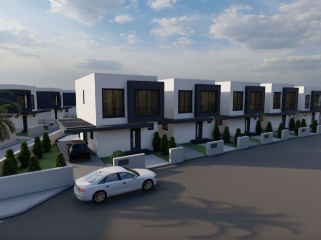 LEFKOŞA GÖNYELI 3+1 GELEGENHEIT VILLA ZU VERKAUFEN AUS PROJEKTPHASE