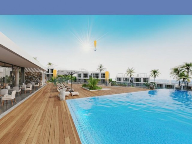 1+1 OPPORTUNITY APARTMENT FOR SALE WITH DOWN PAYMENT FROM THE PROJECT IN FAMAGUSTA TATLISU REGION