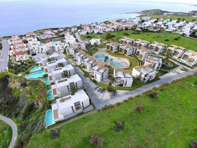 LUXURIÖSE WOHNUNGEN UND VILLEN MIT MEERBLICK ZUM VERKAUF VON ROJE STAGE IN DER REGION GIRNE BAHÇELİ