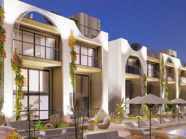 LUXURIOUS LOFT FLATS FOR SALE IN GIRNE BAHÇELİ REGION