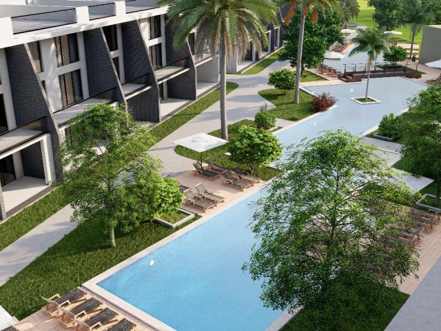 İSKELE BOĞAZİÇİ 1+1 FLATS FOR SALE IN PROJECT PHASE