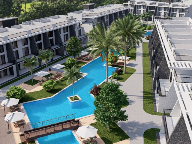 İSKELE BOĞAZİÇİ 1+1 FLATS FOR SALE IN PROJECT PHASE