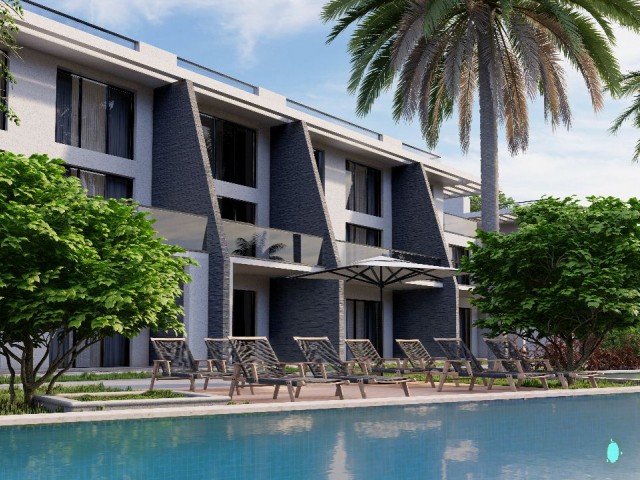 İSKELE BOĞAZİÇİ 1+1 FLATS FOR SALE IN PROJECT PHASE