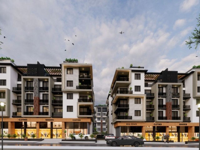 FLATS FOR SALE IN KYRENIA CENTER WITH PAYMENT PLAN FROM PROJECT STAGE