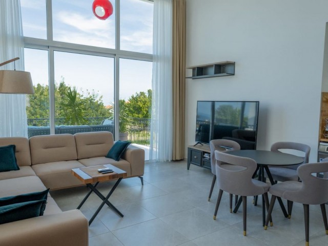 3+1 FULLY FURNISHED VILLA WITH SEA AND MOUNTAIN VIEW IN KYRENIA KARŞIYAKA