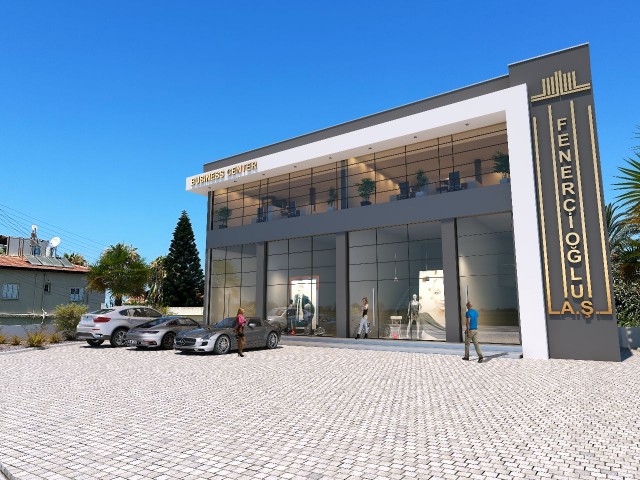SHOPS FOR SALE FROM THE PROJECT PHASE ON ÇATALKÖY ROAD IN KYRENIA OZANKÖY
