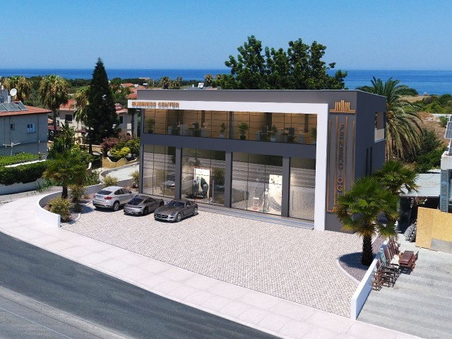 SHOPS AND OFFICES FOR SALE FROM THE PROJECT PHASE ON ÇATALKÖY ROAD IN KYRENIA OZANKÖY