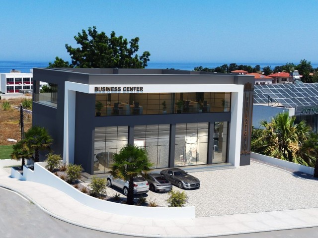 SHOPS AND OFFICES FOR SALE FROM THE PROJECT PHASE ON ÇATALKÖY ROAD IN KYRENIA OZANKÖY