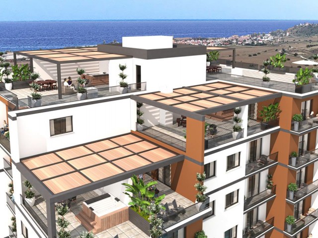 INVESTMENT FLATS IN İSKELE FROM THE PROJECT PHASE WITHIN THE SITE