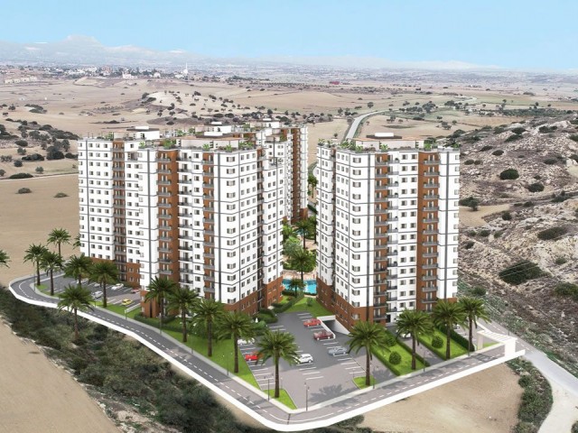 INVESTMENT FLATS IN İSKELE FROM THE PROJECT PHASE WITHIN THE SITE