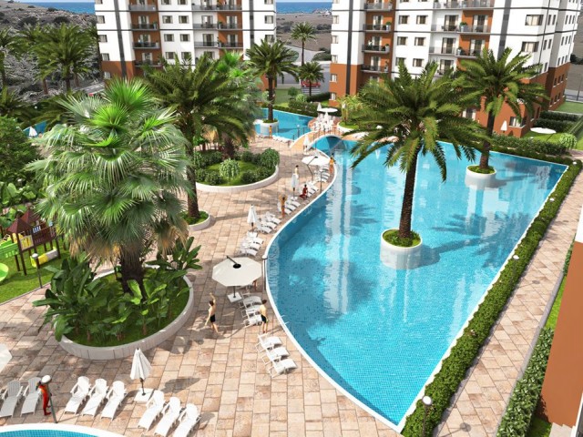 INVESTMENT FLATS IN İSKELE FROM THE PROJECT PHASE WITHIN THE SITE