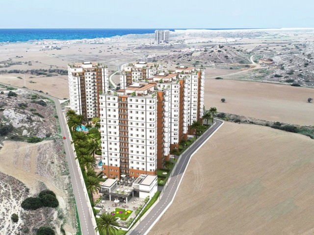 INVESTMENT FLATS IN İSKELE FROM THE PROJECT PHASE WITHIN THE SITE