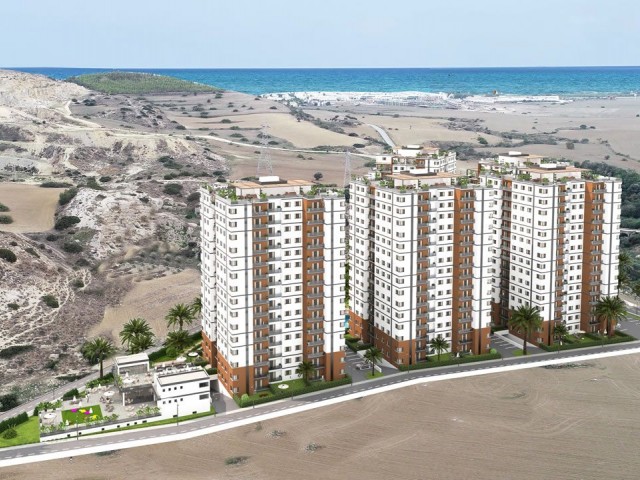 INVESTMENT FLATS IN İSKELE FROM THE PROJECT PHASE WITHIN THE SITE