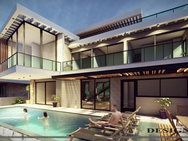 SAILIK ULTRA-LUXUSVILLEN MIT PRIVATEM POOL AUS DER PROJEKTPHASE IN DER REGION GIRNE ALSANCAK