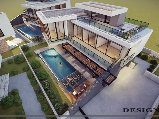 SAILIK ULTRA-LUXUSVILLEN MIT PRIVATEM POOL AUS DER PROJEKTPHASE IN DER REGION GIRNE ALSANCAK