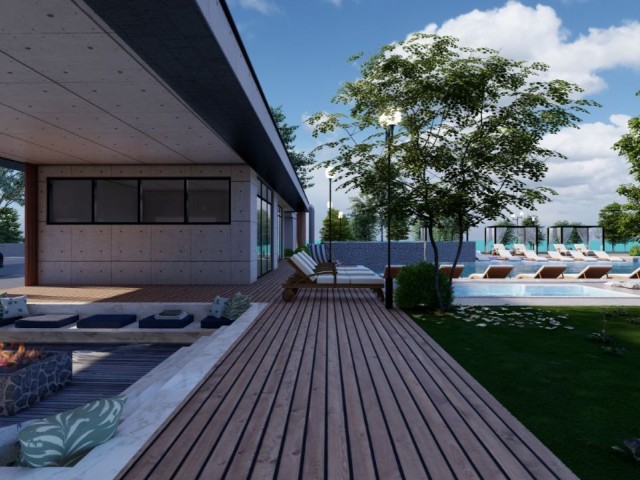 آپارتمان ساحلی خصوصی برای فروش در LEFKE GAZİVEREND از یک پروژه ساحلی