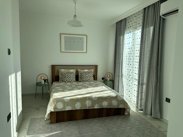 FULLY FURNISHED 1+1 LUXURY FLAT FOR SALE IN GIRNE KARAOĞLANOĞLU AREA