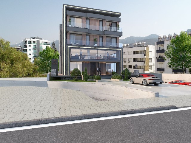 LUXURY 2+1 FLATS FOR SALE IN THE PROJECT PHASE IN KYRENIA ALSANACAK AREA