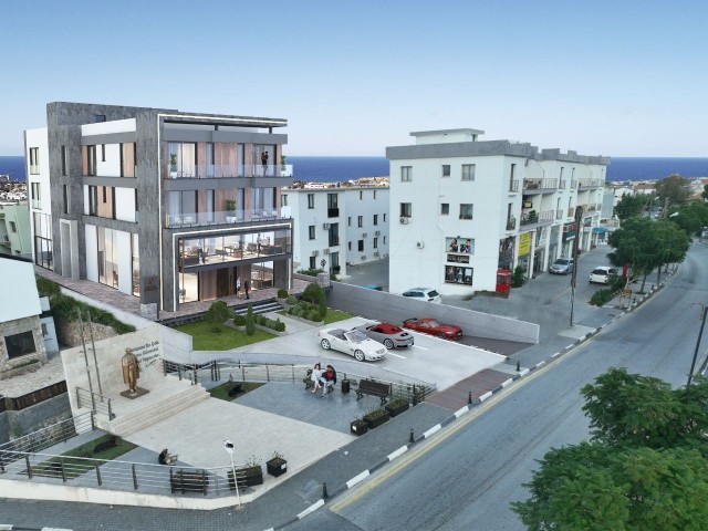 LUXURY 2+1 FLATS FOR SALE IN THE PROJECT PHASE IN KYRENIA ALSANACAK AREA