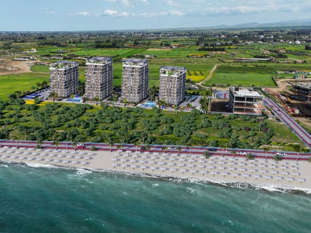 LUXURY FLATS FOR SALE FROM A CONCEPT PROJECT IN GAZİVEREN AREA, THE PEACEFUL PLACE OF CYPRUS