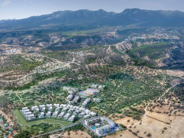 bahçelide lüx sitede 3 yatak odalı villa