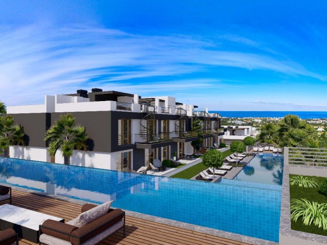 1+1 Bedroom in kyrenia sea and mountain view 