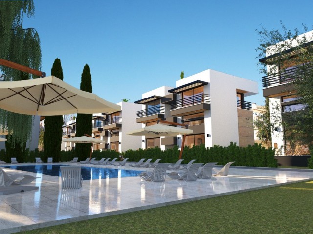 New built 2 bedrooms dublex  and 1 bedroom apt flats with communal swimming pool